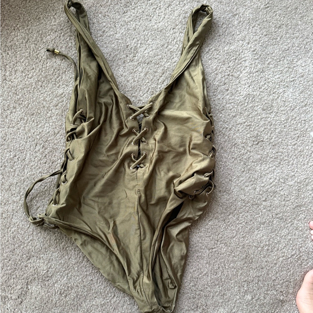 House of CB Olive Green Fabric